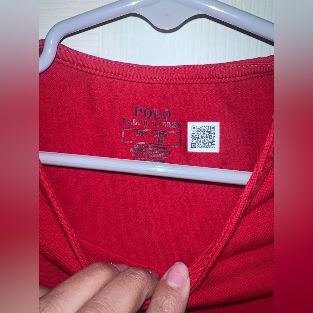 Polo Ralph Lauren Red dress 2t